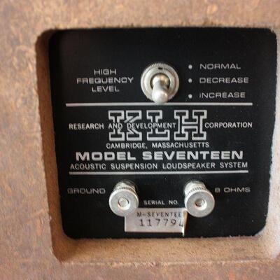 Vintage KLH Speakers