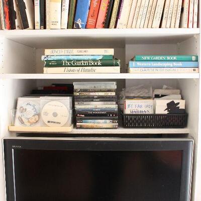 Vintage cookbooks, gardening books