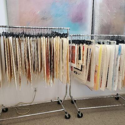 Original signed prints, watercolors, pastels, collages