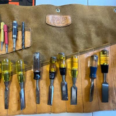 Wood Chisel Collection - Some of the nicest Chisels we've seen - professionally sharpened.