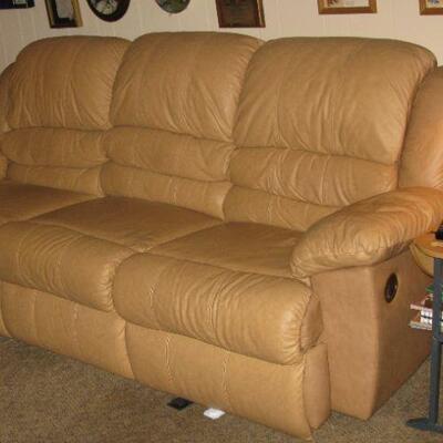 LEATHER RECLINING SOFA COUCHES        BUY IT NOW $ 245 