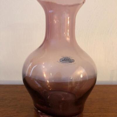 Amethyst Blenko glass vase
$26