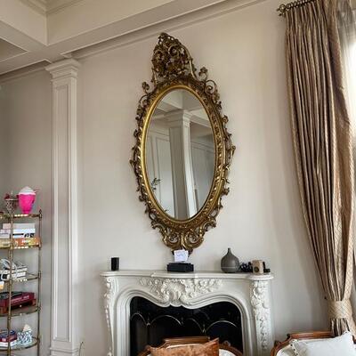 Large acanthus mirror