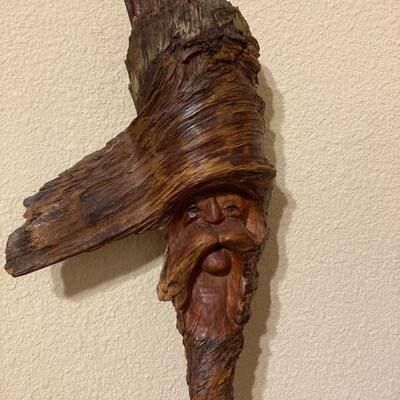 Driftwood carving