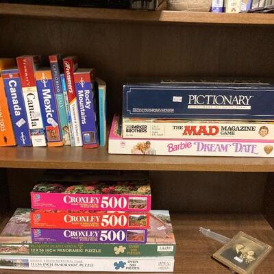 Board games and travel books