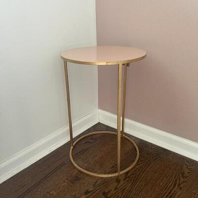 Gold and Pink Side/End Table 
Item #1029
Price $30