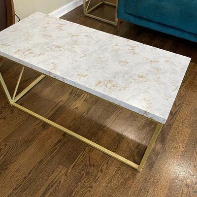 Faux Marble Tables (Coffee Table and (2) End Tables)
Price $150