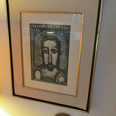 Georges Rouault Christ woodcut