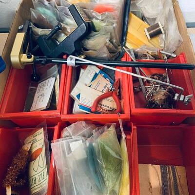 Materials for making fly fishing flies 
