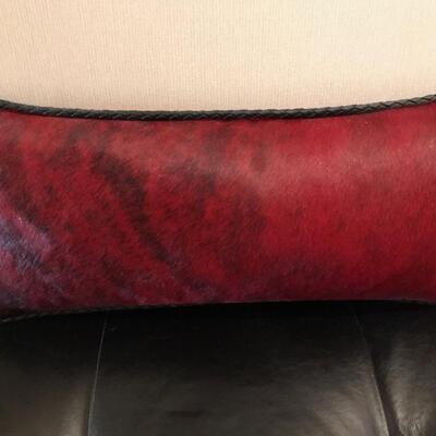 leather cowhide pillow $185 each
2 available