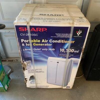 3066	

New Sharp Portable Air Conditioner
Model No: CV-2P10SC New In Box