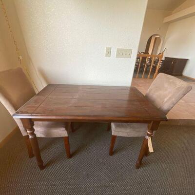 2832	

Table with Two Chairs
Table with Two Chairs Table is approximately 30” x 48” x 29”
