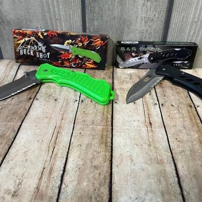 (2) Tiger USA Knives 1 Buckshot & 1 SAR TACTICAL