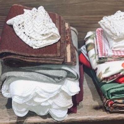 Large Table Linens Lot
