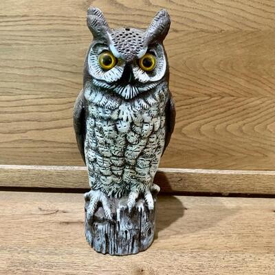 Owl Garden Statue is 16in Tall