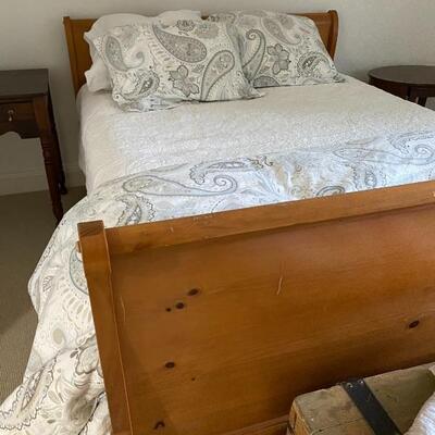 Queen Sleigh Bed with free mattress