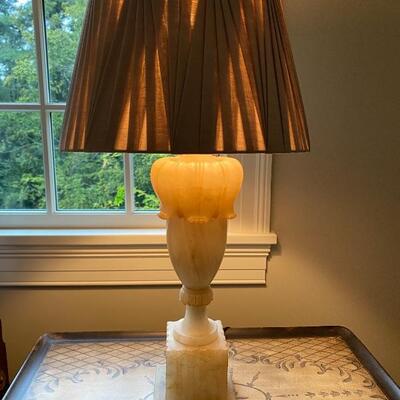 Tall Alabaster Lamp