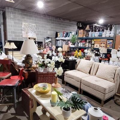 Furniture, lamps, shelves for sale