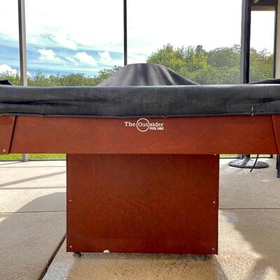 â€œThe Outsiderâ€ outdoor pool table