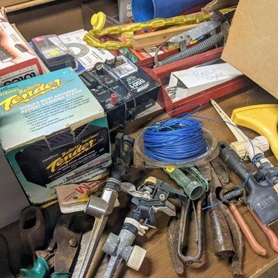 Battery chargers, vintage tools