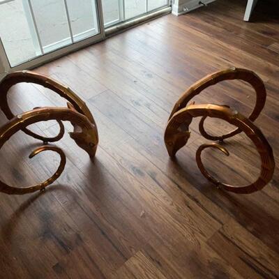 gazelle coffee table base (pair)