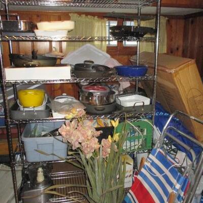 Tons of Better Kitchen Needs ~ tons of rolling Shelving For Sale  
