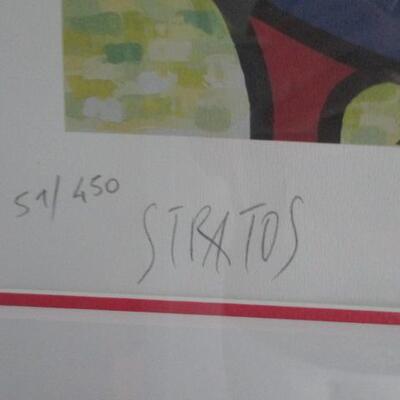 Signed Stratos Lithograph 59/450 