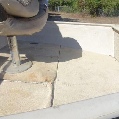 2000 Crestliner 14 Fishing Boat with Johnson Motor. (minimum $1,500)