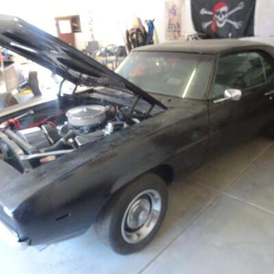 1969 Chevrolet Camaro that is under restoration and is close to completion. (minimum offer $25,000)