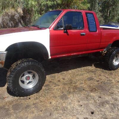 1992 Toyota 4x4 Pickup Truck. (minimum $2,500)