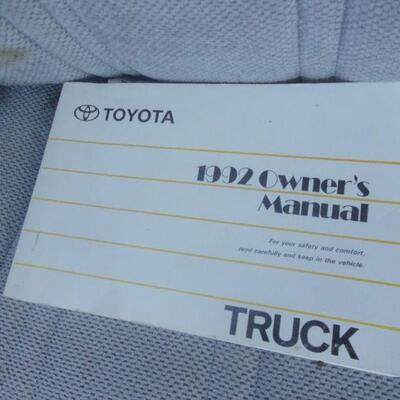 1992 Toyota 4x4 Pickup Truck. (minimum $2,500)