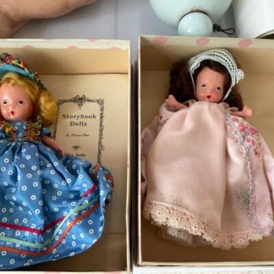 Storybook dolls in original boxes