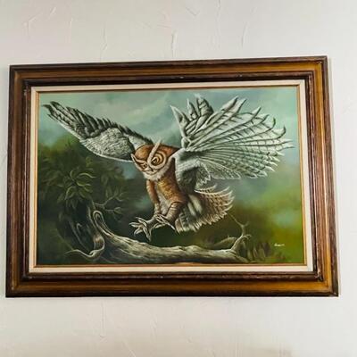 Owl painting $150 