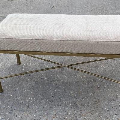 https://www.ebay.com/itm/124957743252	PE7037 - Bed End Bench / Sittee Upholstery and Metal Local Pickup		Auction
