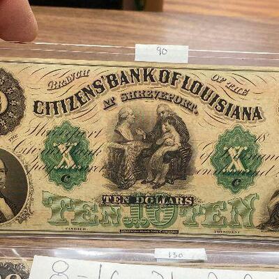 https://www.ebay.com/itm/124916418923	LRM8305 - 10 Dollar Citizen's Bank of Lousiana Bank Note - Shreveport	Auction
