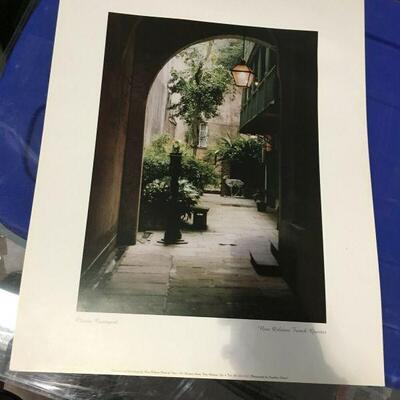 https://www.ebay.com/itm/124368506870	LAR0049 Classic Courtyard Print New Orleans French Quarter Pickup Only ( 16