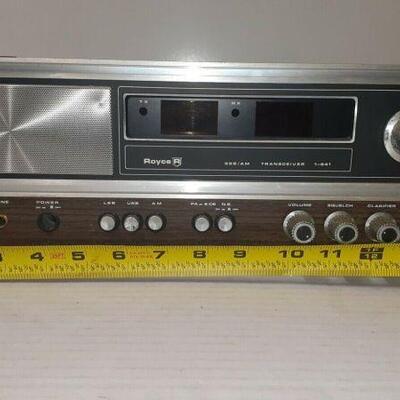 https://www.ebay.com/itm/115054769751	LP8013 : Royce SSB/AM Transceiver Radio 1-641 mo. 1977 Made in JAPAN NOT TESTED		BIN
