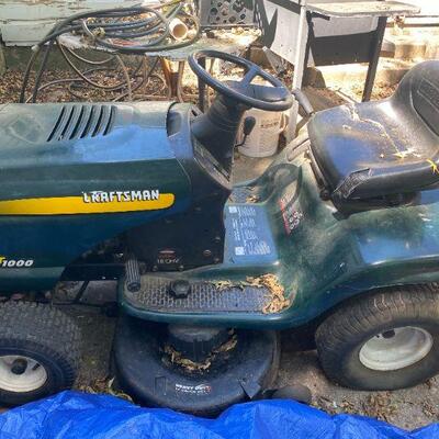 Craftsman riding mower may need a little work 
