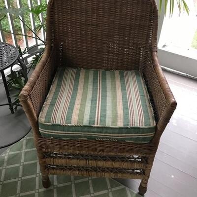 wicker chair $49