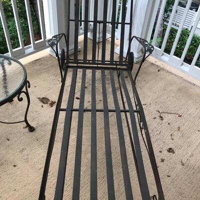 metal chaise $59