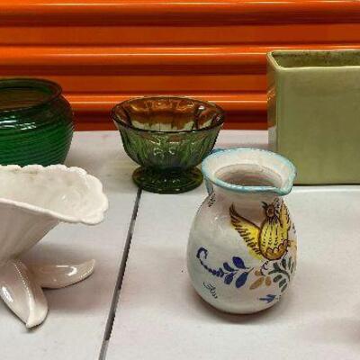 PST051 Household Decor - Glass Vases, Bowls, Ceramic Figurines, Flower Vessels & More