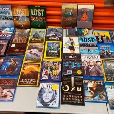 PST048 - Huge Selection of DVDs & Blu-Rays Movies & Series - Lost, National Geographic & More