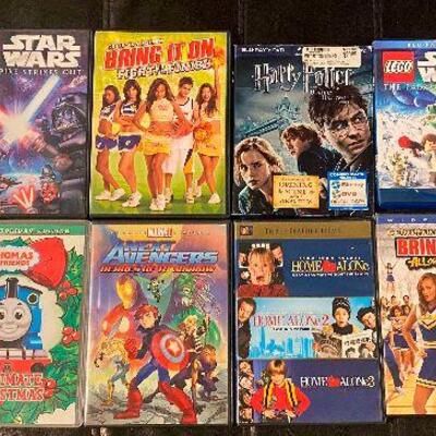 PST093 - Great DVD Lot For Kids - Disney, Lego Star Wars, Marvel & More See Photos for Titles
