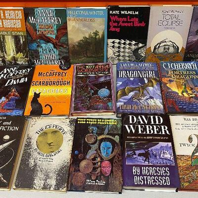PST066 - More Sci-fi/Fantasy Hardcover Books For Your Enjoyment - See Photos For Titles & Authors