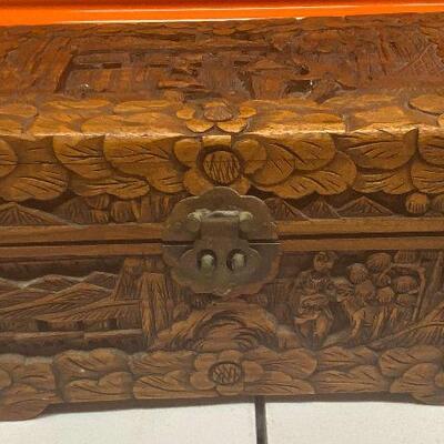 PST019 - Vintage Sandalwood Chest Sing Lin Hing Co. 12