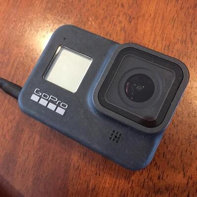 GoPro Hero 8 recording device, great for outdoor adventures!