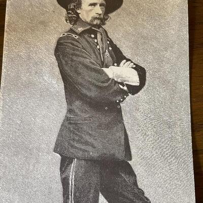 Genâ€™l Custer Posrcard