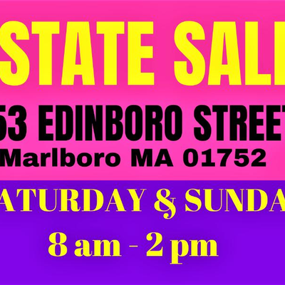 Estate Sale 9/25 & 9/26
