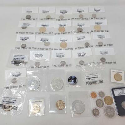 #1610 â€¢ Assortment Of Coin Collectibles