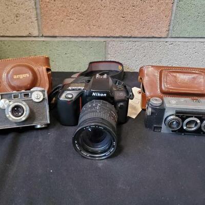 #1758 â€¢ Argus , Nikon and Stereo Reclist Cameras